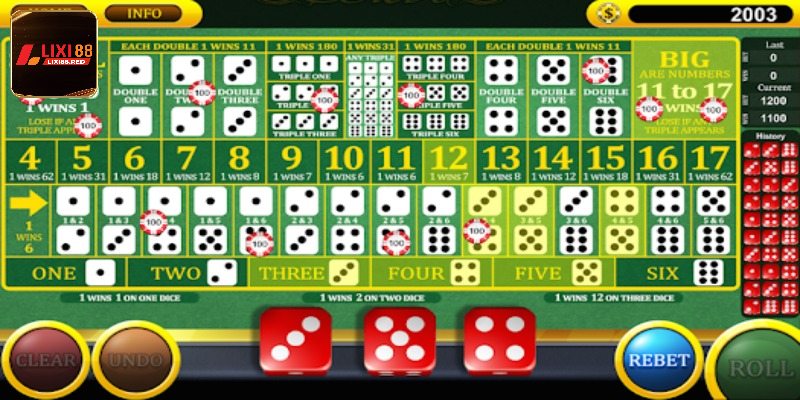 Giới thiệu sảnh cược sicbo Lixi88