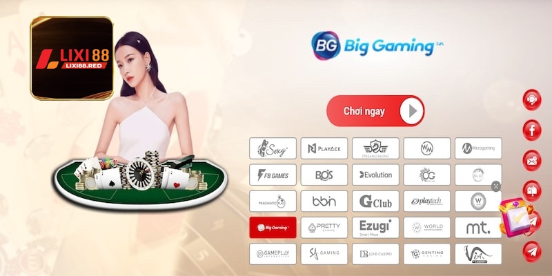 BG Trực Tuyến - Sảnh Casino Sang Trọng Và Chuyên Nghiệp